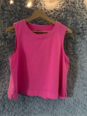 GAP Hot Pink Sleeveless Crewneck Tank | S